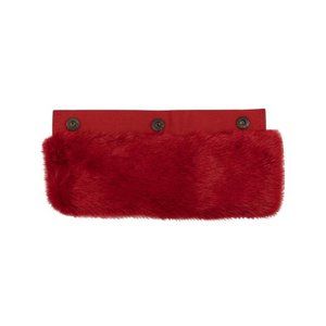 OFF-WHITE C/O VIRGIL ABLOH RED FUR HANDLE COVER - New with Tags